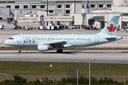 Air Canada Jetz Airbus A320-211 (C-FPWD) at  Miami - International, United States