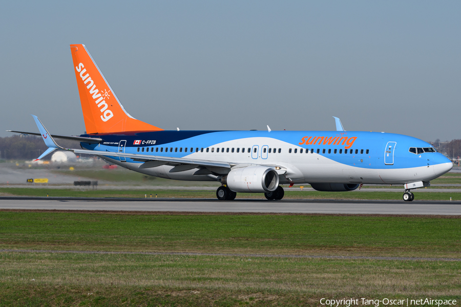 Sunwing Airlines Boeing 737-8K5 (C-FPZB) | Photo 380240