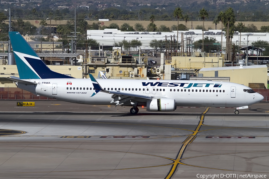 WestJet Boeing 737-8CT (C-FRWA) | Photo 462430