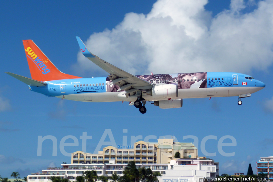 Sunwing Airlines Boeing 737-8K5 (C-FRZG) | Photo 7961