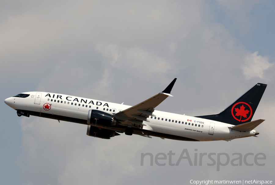 Air Canada Boeing 737-8 MAX (C-FSDQ) | Photo 252933