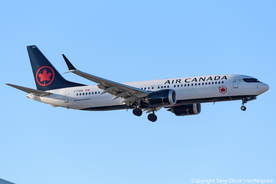 Air Canada Boeing 737-8 MAX (C-FSDQ) | Photo 469257