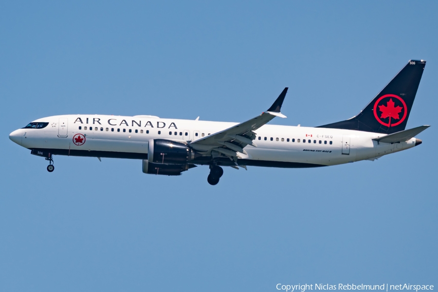 Air Canada Boeing 737-8 MAX (C-FSEQ) | Photo 680879