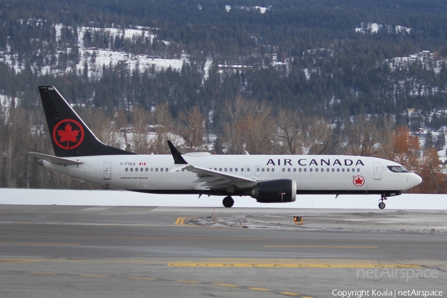 Air Canada Boeing 737-8 MAX (C-FSEQ) | Photo 542298