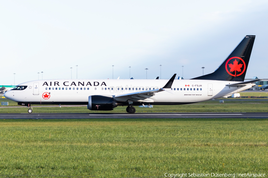 Air Canada Boeing 737-8 MAX (C-FSJH) | Photo 291552