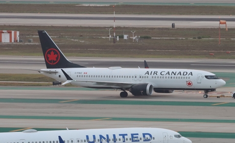 Air Canada Boeing 737-8 MAX (C-FSKZ) at  Los Angeles - International, United States