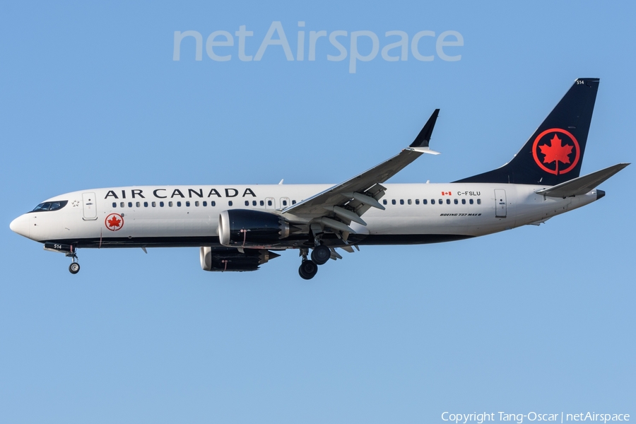 Air Canada Boeing 737-8 MAX (C-FSLU) | Photo 283154