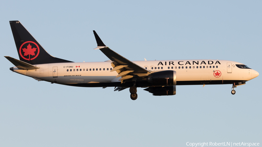 Air Canada Boeing 737-8 MAX (C-FSNU) | Photo 603015