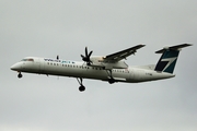 WestJet Encore Bombardier DHC-8-402Q (C-FSWE) at  Kelowna - International, Canada