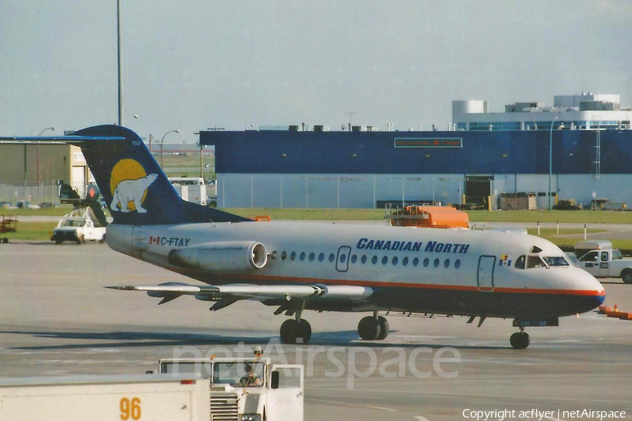 Canadian North Fokker F28-1000 Fellowship (C-FTAY) | Photo 459853