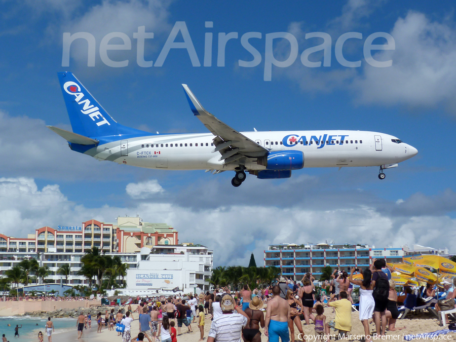 CanJet Boeing 737-8AS (C-FTCX) | Photo 17581
