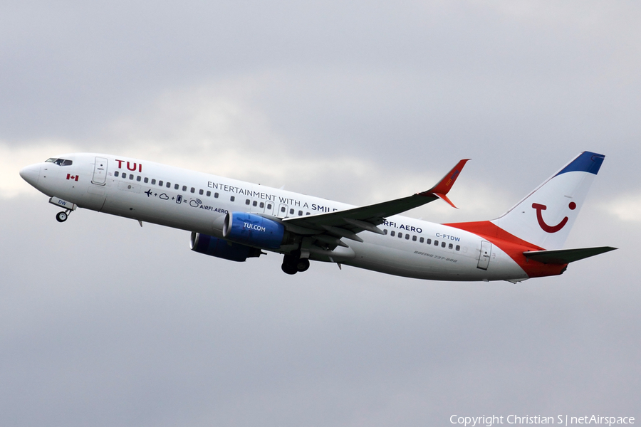 TUI Airlines Netherlands (Sunwing) Boeing 737-808 (C-FTDW) | Photo 324072