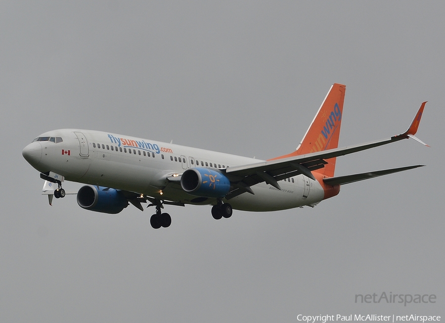 Sunwing Airlines Boeing 737-8BK (C-FTJH) | Photo 52092