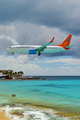 Sunwing Airlines Boeing 737-8BK (C-FTJH) at  Philipsburg - Princess Juliana International, Netherland Antilles