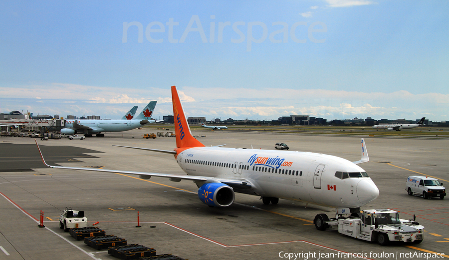 Sunwing Airlines Boeing 737-8BK (C-FTJH) | Photo 9553