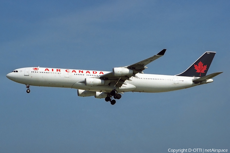 Air Canada Airbus A340-313 (C-FTNP) | Photo 357627
