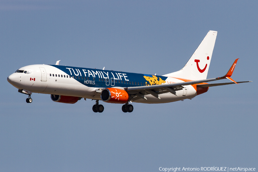 Sunwing Airlines Boeing 737-8HX (C-FTOH) | Photo 157586