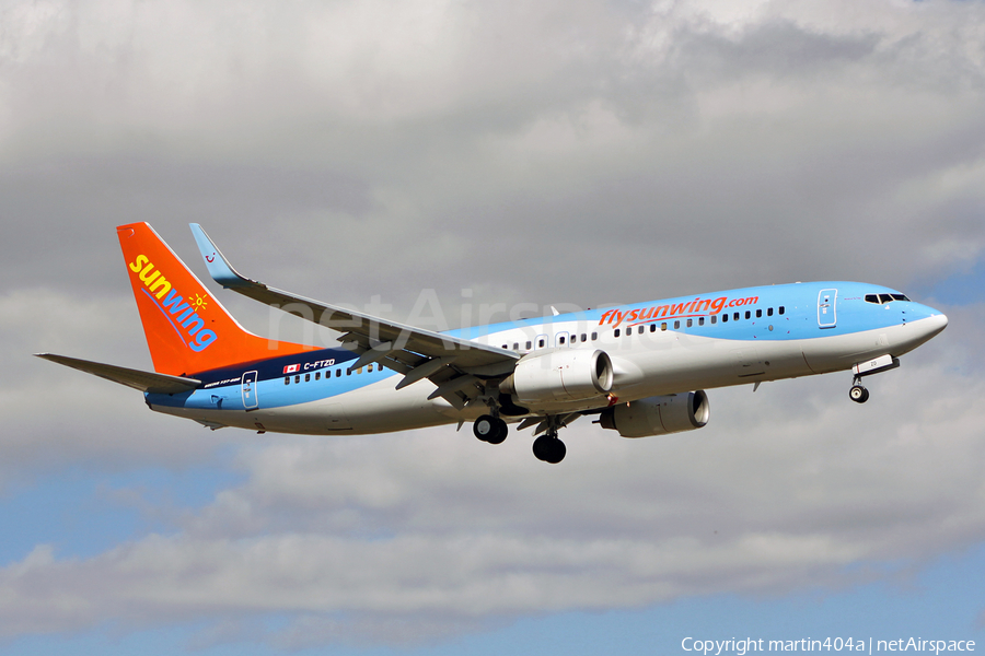 Sunwing Airlines Boeing 737-8K5 (C-FTZD) | Photo 19668