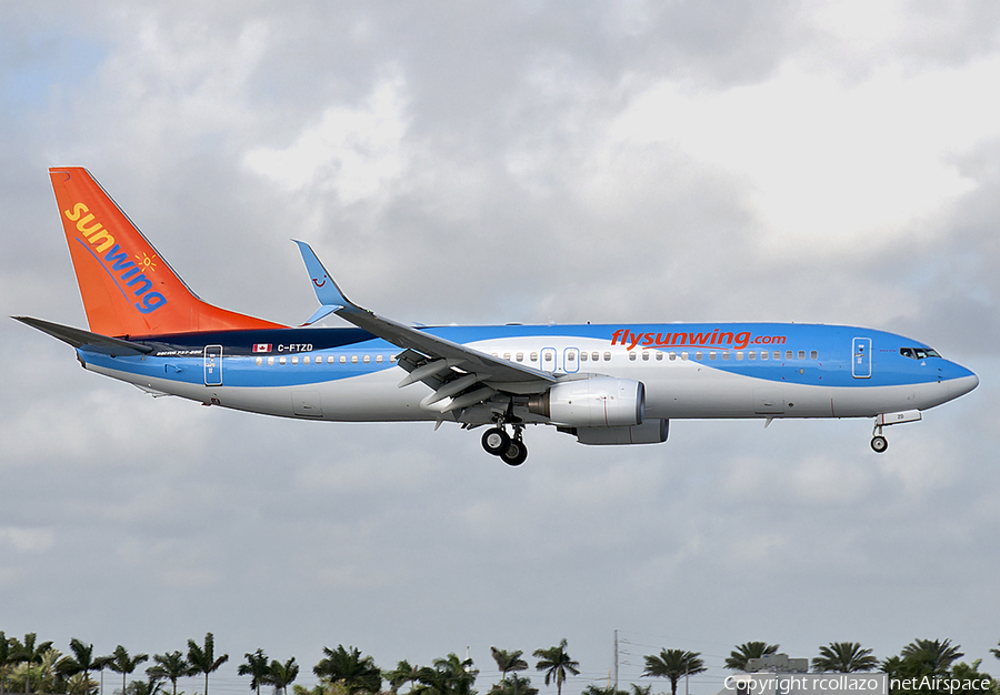 Sunwing Airlines Boeing 737-8K5 (C-FTZD) | Photo 64732