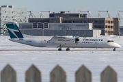 WestJet Encore Bombardier DHC-8-402Q (C-FUWE) at  Montreal - Pierre Elliott Trudeau International (Dorval), Canada