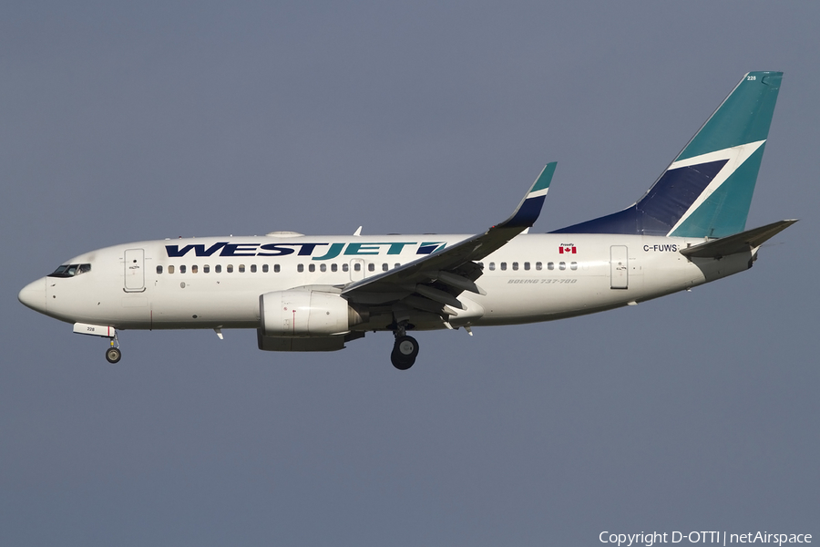 WestJet Boeing 737-7CT (C-FUWS) | Photo 443164