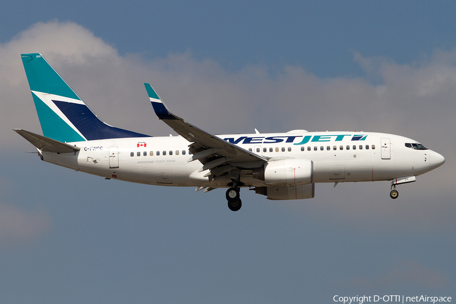 WestJet Boeing 737-7CT (C-FWCC) | Photo 453698