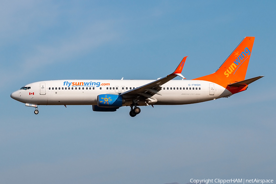 Sunwing Airlines Boeing 737-86J (C-FWGH) | Photo 267303