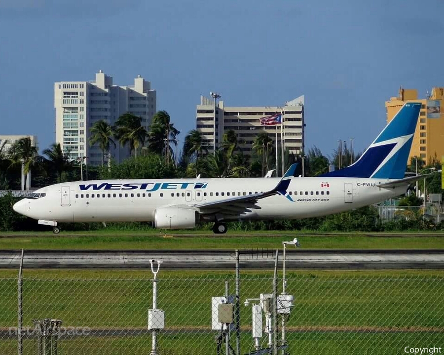 WestJet Boeing 737-8CT (C-FWIJ) | Photo 64175