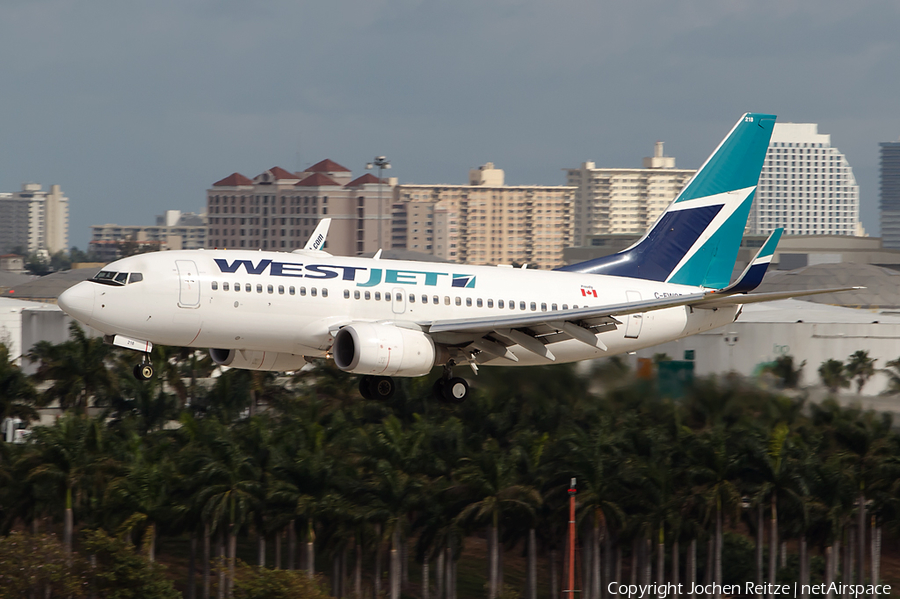 WestJet Boeing 737-7CT (C-FWSF) | Photo 20859