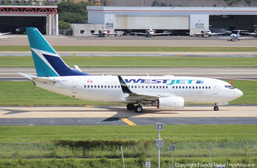 WestJet Boeing 737-7CT (C-FWSO) | Photo 559201