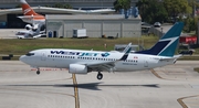 WestJet Boeing 737-7CT (C-FWSV) at  Ft. Lauderdale - International, United States