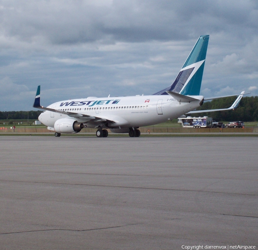 WestJet Boeing 737-7CT (C-FWSY) | Photo 189927