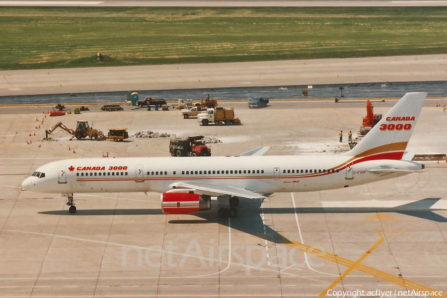 Canada 3000 Boeing 757-28A (C-FXOF) | Photo 459845