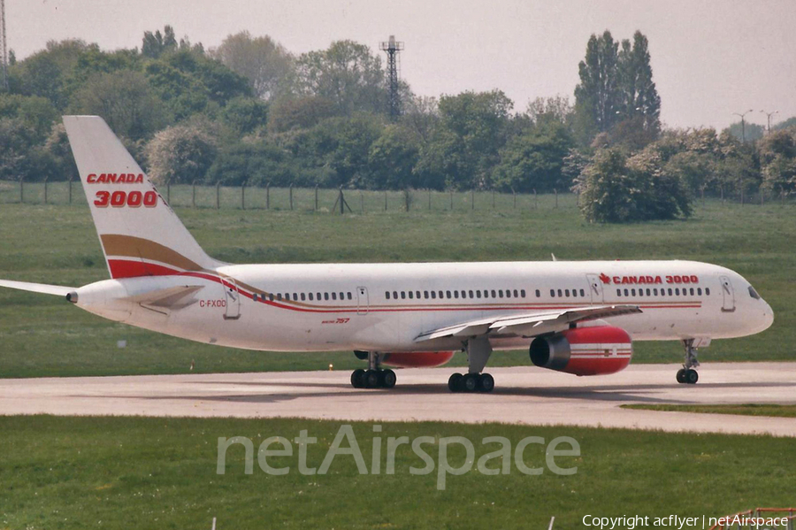 Canada 3000 Boeing 757-28A (C-FXOO) | Photo 459847