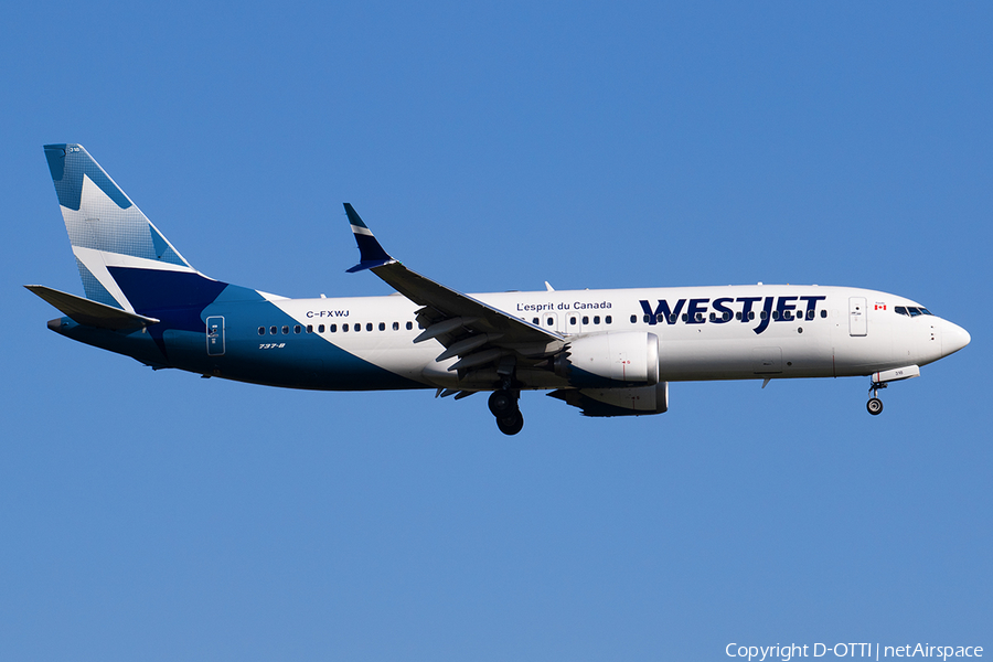 WestJet Boeing 737-8 MAX (C-FXWJ) | Photo 600845