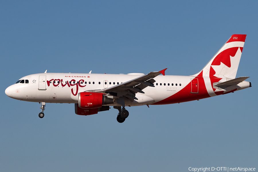 Air Canada Rouge Airbus A319-114 (C-FYIY) | Photo 139142