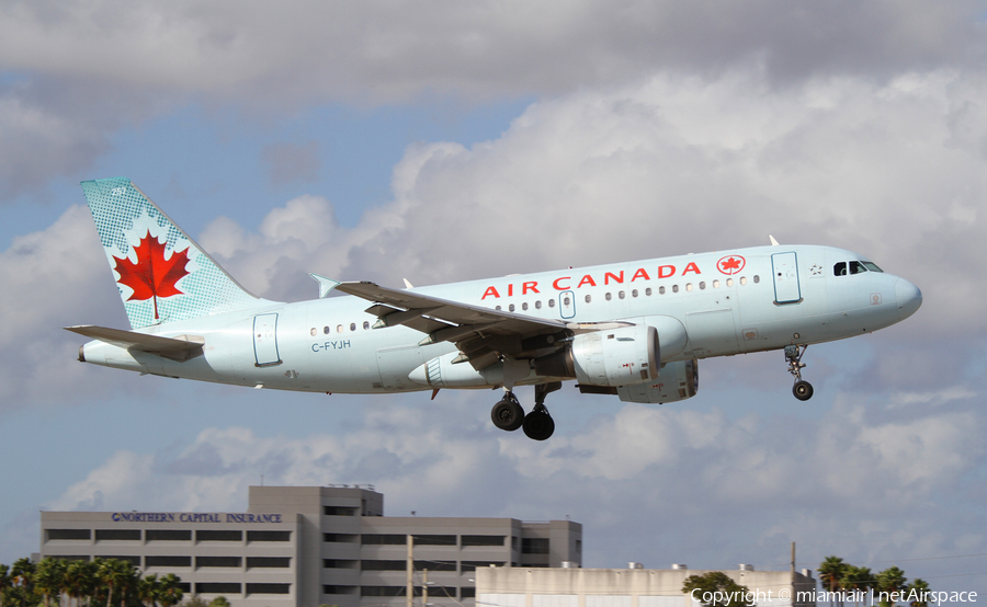 Air Canada Airbus A319-114 (C-FYJH) | Photo 2293