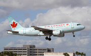 Air Canada Airbus A319-114 (C-FYJH) at  Miami - International, United States