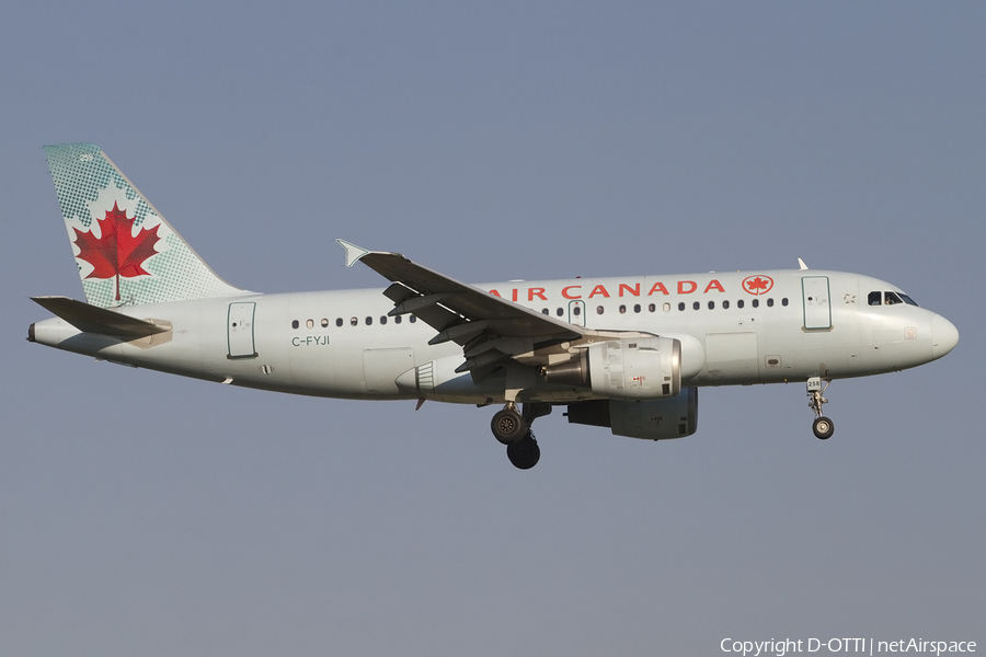 Air Canada Airbus A319-114 (C-FYJI) | Photo 440697