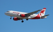 Air Canada Rouge Airbus A319-114 (C-FYJP) at  Tampa - International, United States