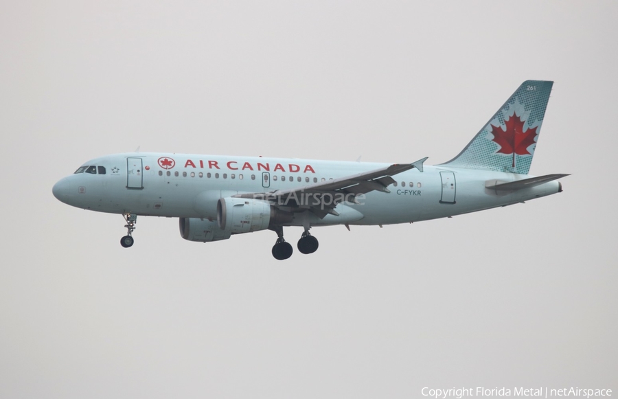 Air Canada Airbus A319-114 (C-FYKR) | Photo 309523