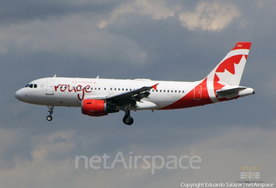 Air Canada Rouge Airbus A319-114 (C-FYKW) | Photo 320255