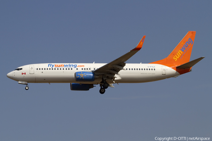 Sunwing Airlines Boeing 737-8BK (C-FYLC) | Photo 415964