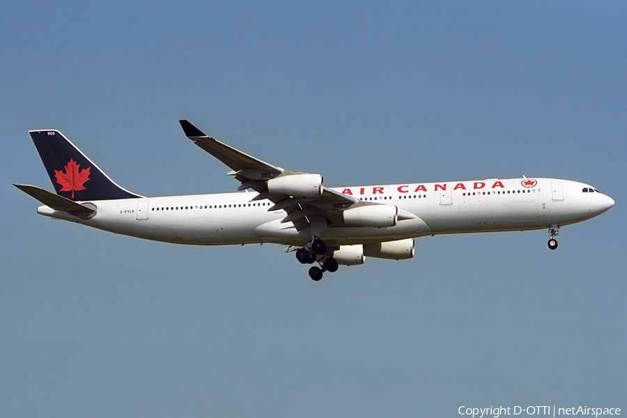Air Canada Airbus A340-313X (C-FYLG) | Photo 264791