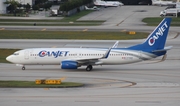 CanJet Boeing 737-8AS (C-FYQO) at  Ft. Lauderdale - International, United States