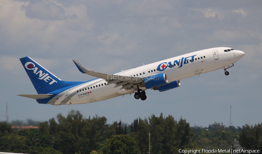 CanJet Boeing 737-8AS (C-FYQO) | Photo 542547