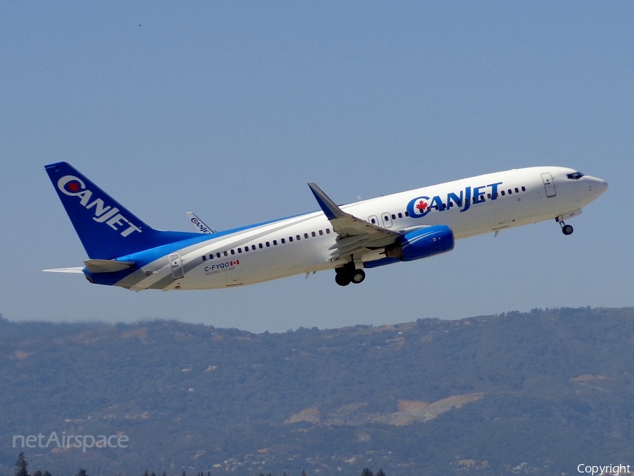 CanJet Boeing 737-8AS (C-FYQO) | Photo 32585