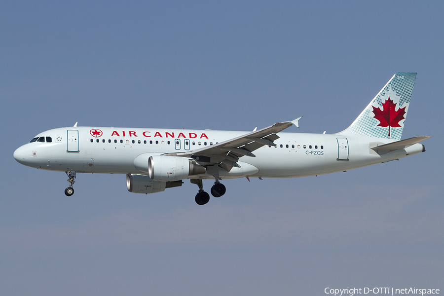 Air Canada Airbus A320-214 (C-FZQS) | Photo 341090