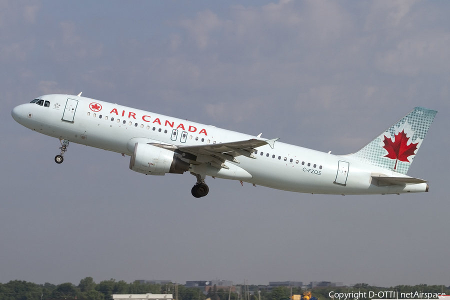 Air Canada Airbus A320-214 (C-FZQS) | Photo 441483