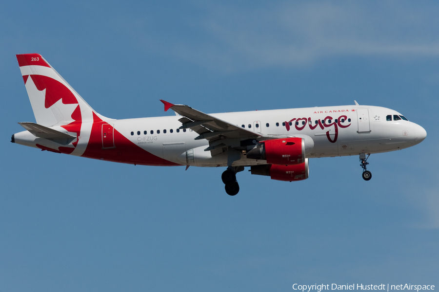 Air Canada Rouge Airbus A319-114 (C-FZUG) | Photo 428288